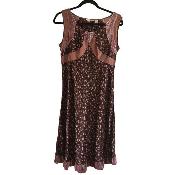 J. Jill Dresses & Skirts - J. Jill Silk Blend Floral Babydoll Sleeveless Knee Length Dress Size 8 Petite